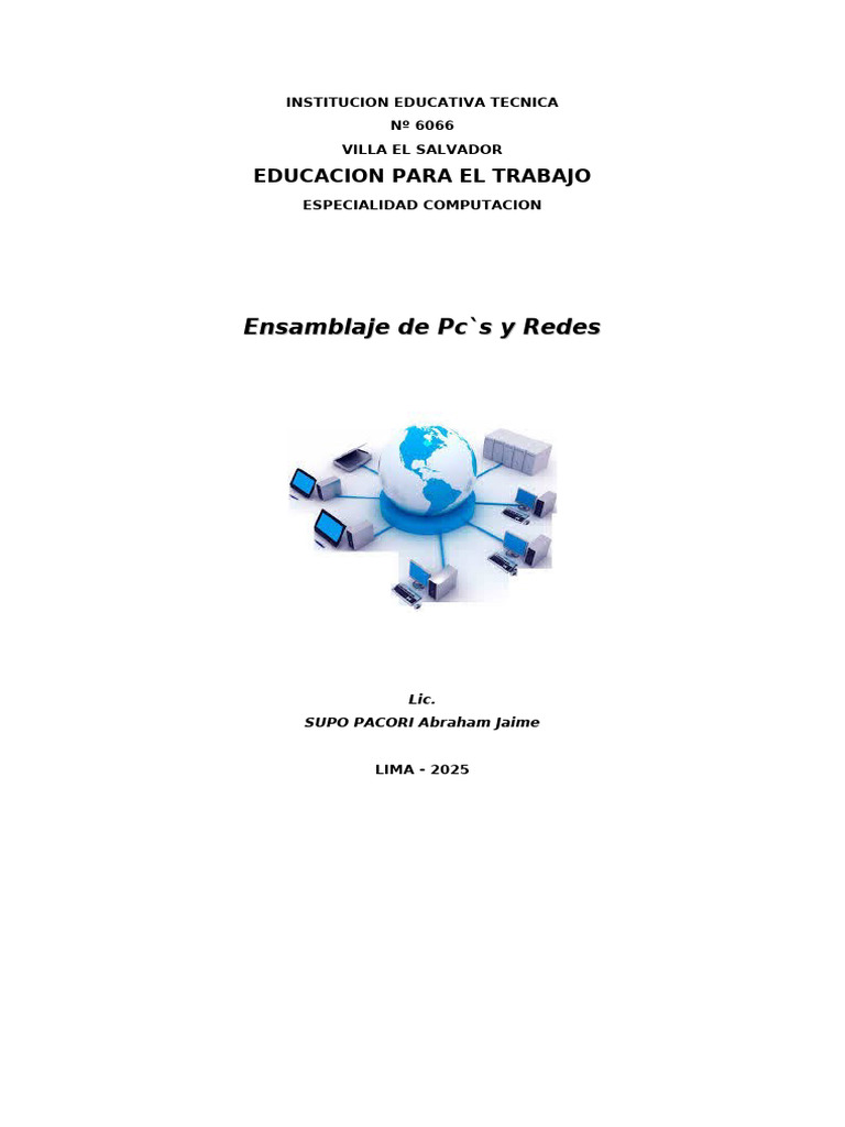 REDES_CAP_II (1) | PDF | Red de computadoras | Hardware de la computadora