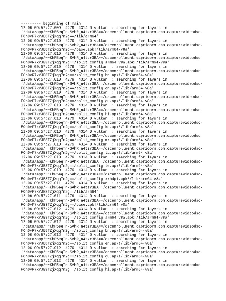 Vulkan Layer Search Logs | PDF | Computer Programming | System Software