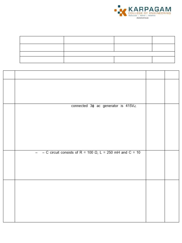 Electric Circuits Analysis Assignment II | PDF | Resonance | Inductance