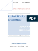 Probabilidad y Estadisticas 09105 - 2012