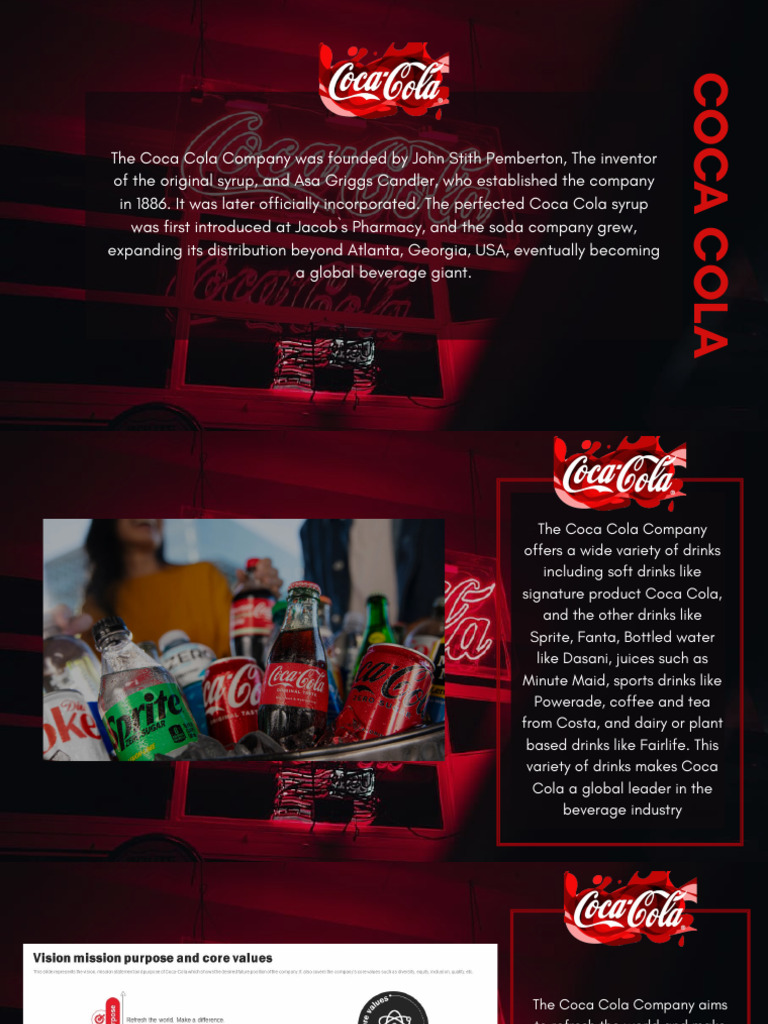 Coca Cola: Global Beverage Leader Insights | PDF | Coca Cola | The Coca ...