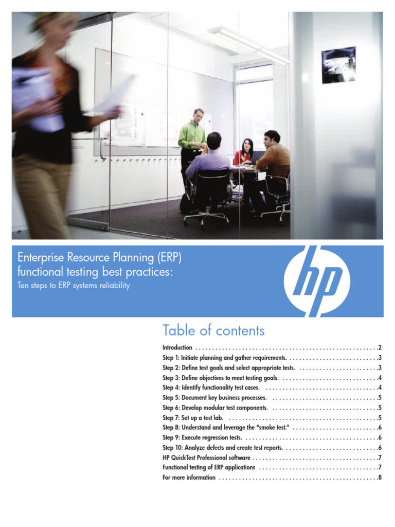 ERP - Functional Testing Best Practice | PDF | Software Testing ...