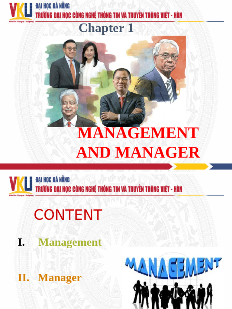 Overview of Management and Manager Roles | PDF | Goal | Chief Executive ...
