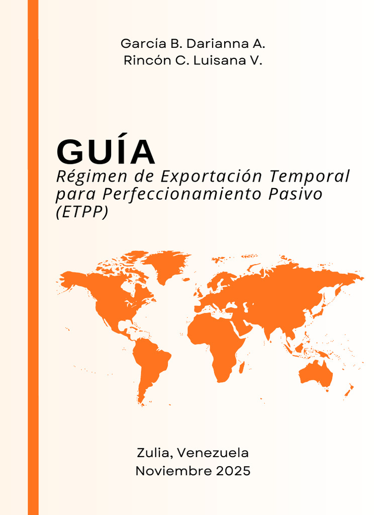 Guía ETPP: Exportación Temporal Venezuela | PDF | aduana | Exportaciones
