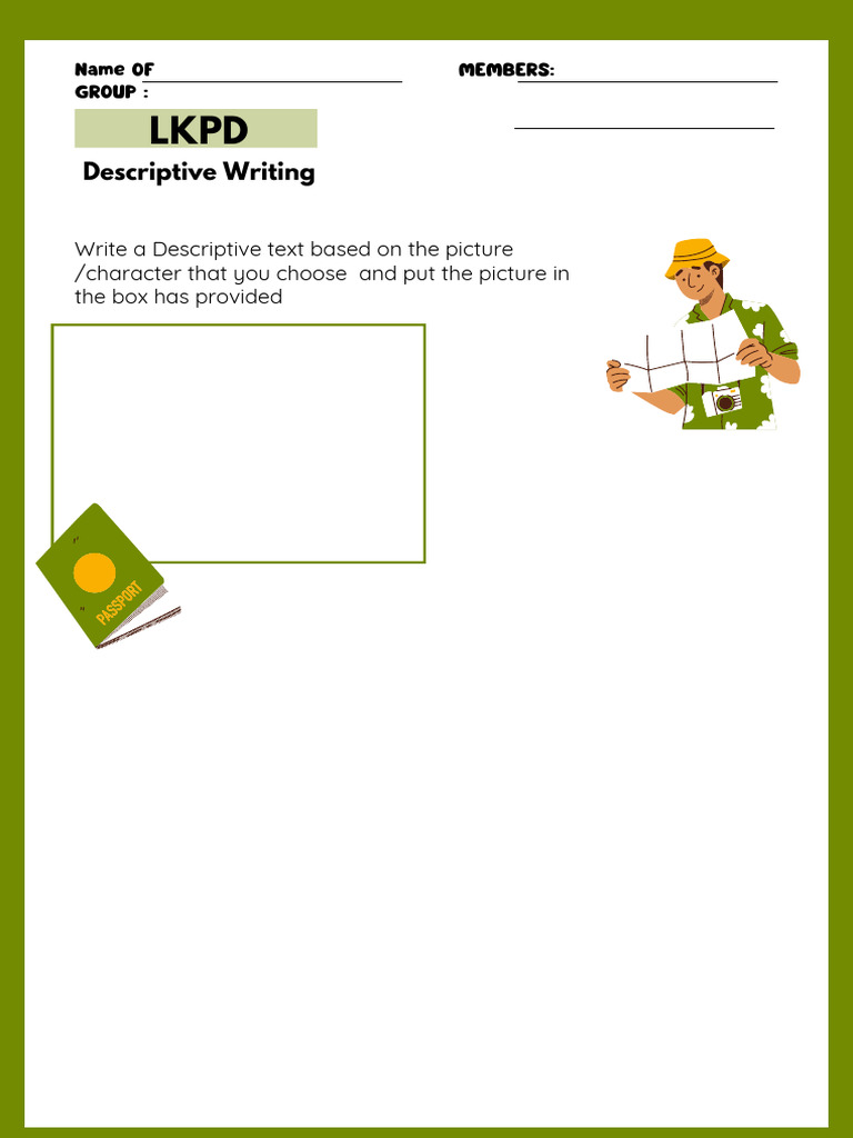 Descriptive Writing Assignment Guide | PDF