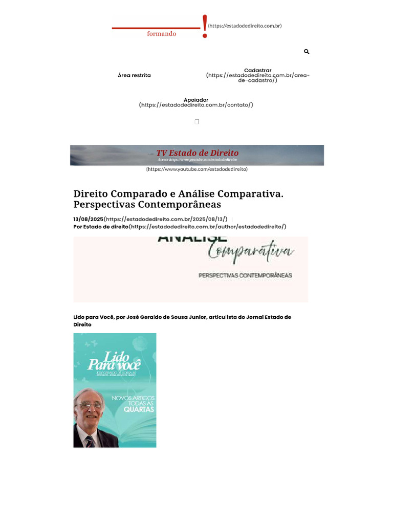 O Direito Comparado e Análise Comparativa-2 | PDF