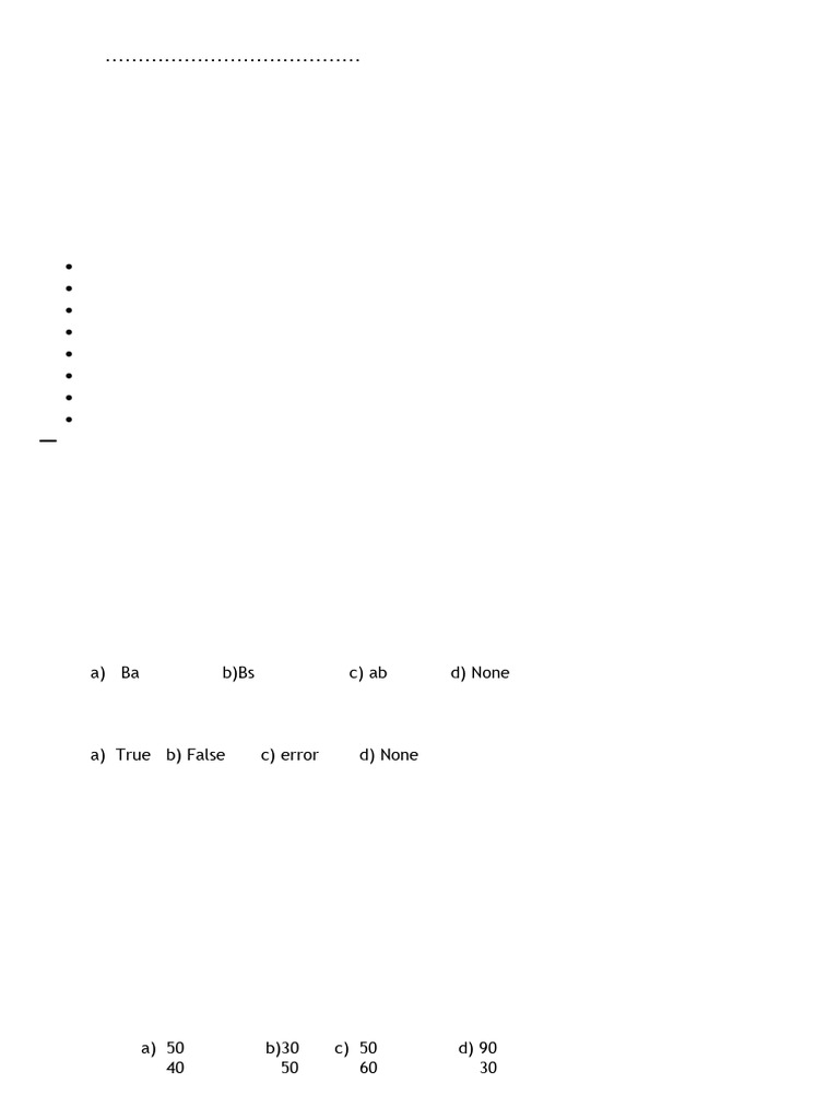 Computer Science Exam Question Paper | PDF | File Transfer Protocol ...