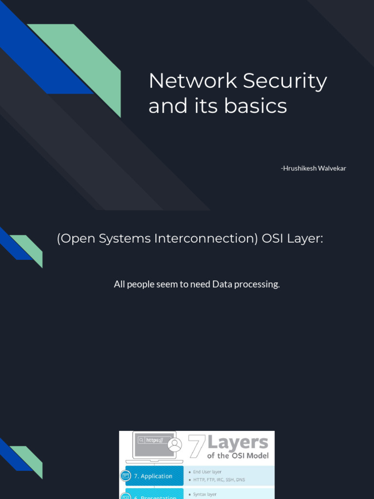 Understanding TCP/IP Network Security | PDF