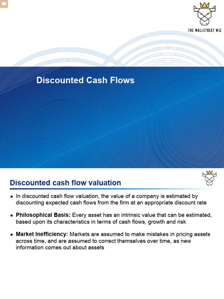Discounted Cash Flow Valuation Guide | PDF | Capital Asset Pricing ...