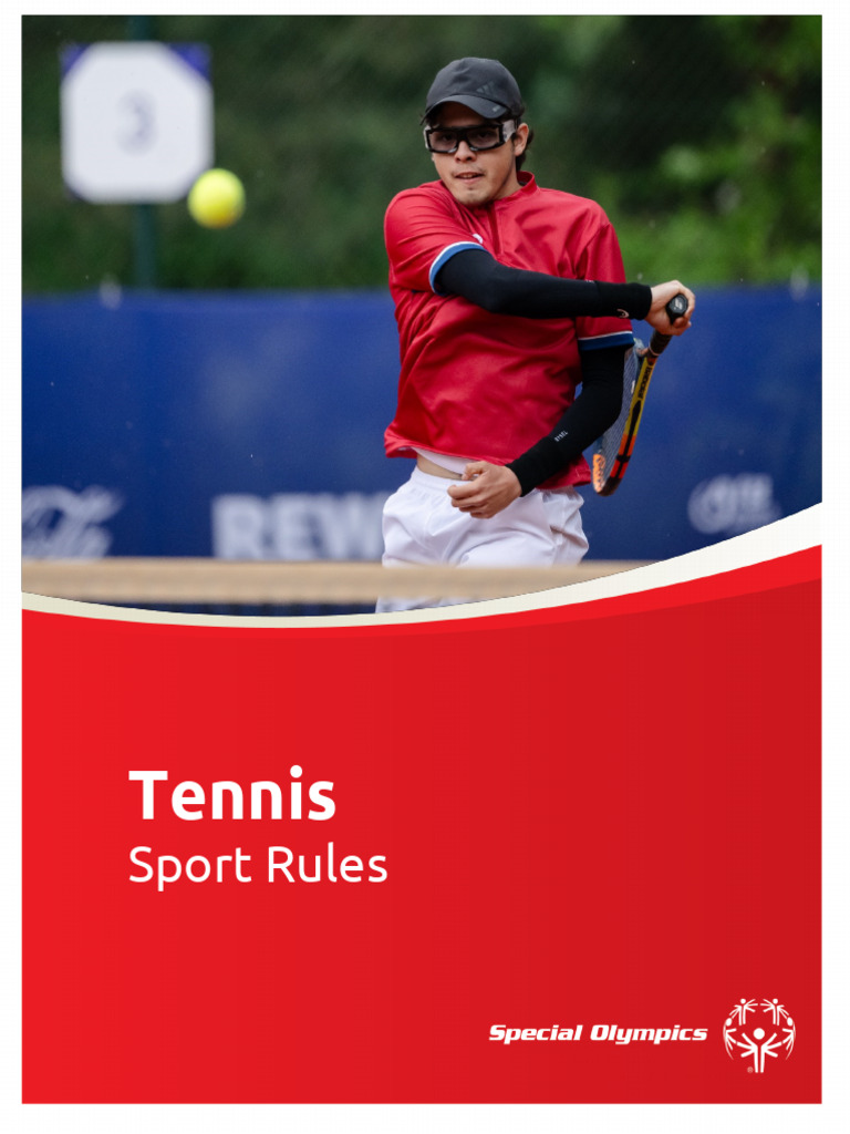 Special Olympics Tennis Rules 2024 | PDF | Sports | Ball Games