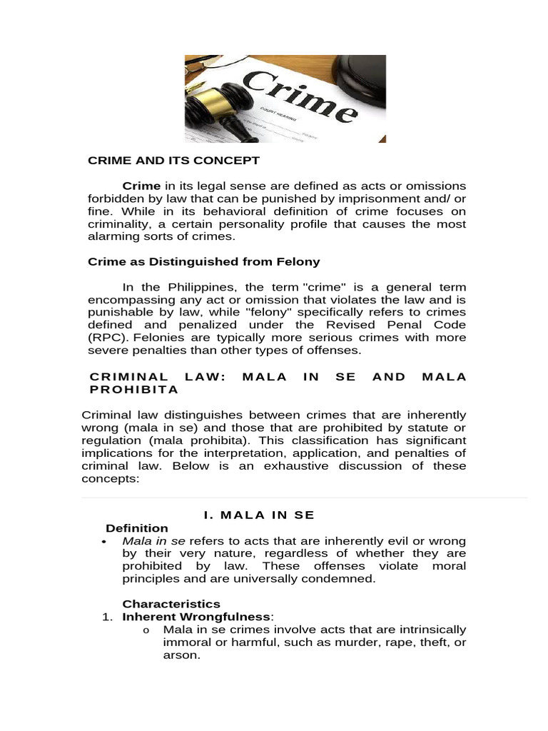 Module 1 | PDF | Crimes | Crime & Violence