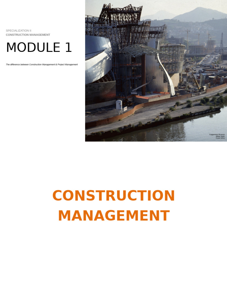 Construction vs. Project Management Explained | PDF | Construction ...