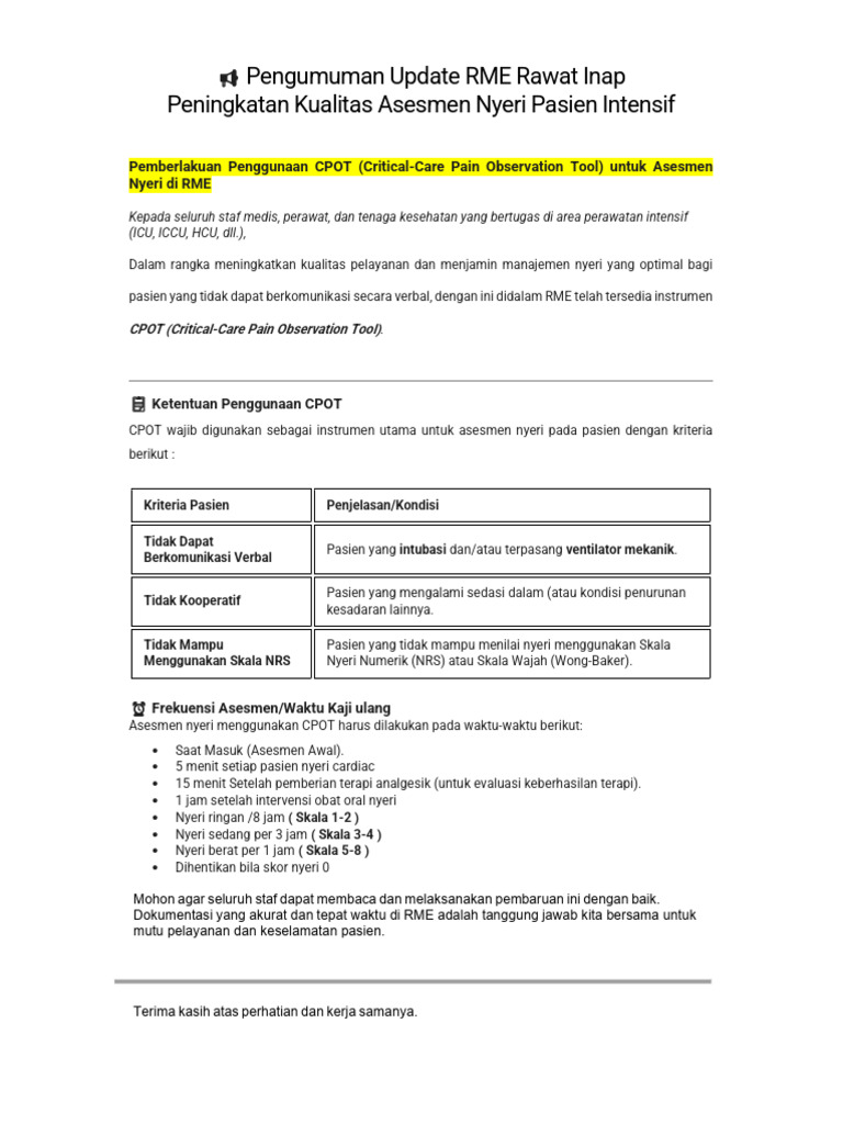 Asesmen Cpot | PDF