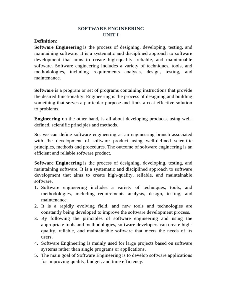 Understanding Software Engineering Basics | PDF | Computer Program ...