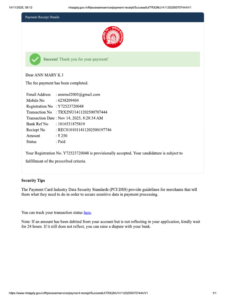 Reciept | PDF