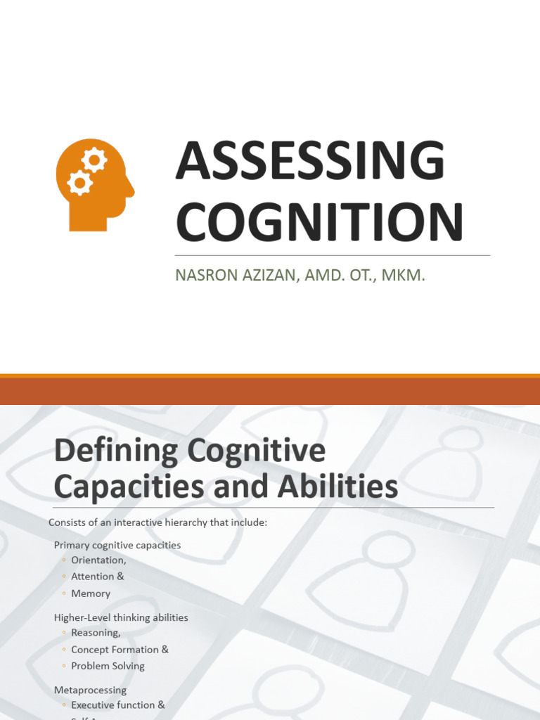 Understanding Cognitive Capacities | PDF | Attention | Executive Functions