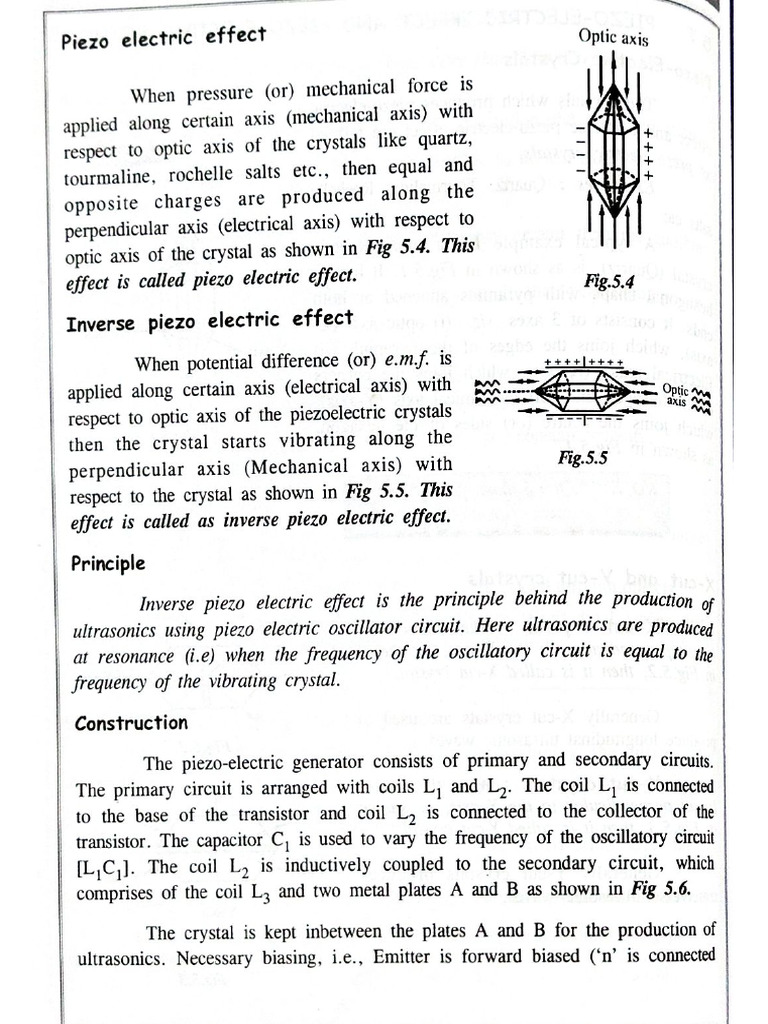 Piezoelectric Oscillator | PDF