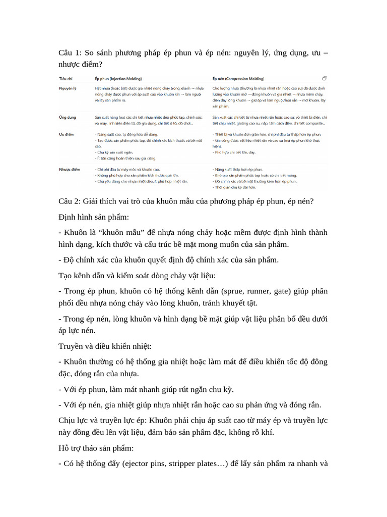 Ôn Thi CK KTGC Polymer | PDF