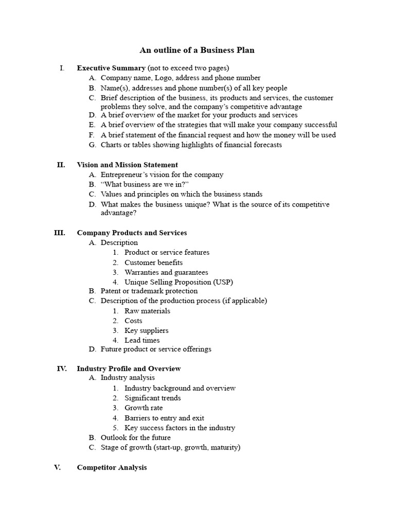 Bplan Template | PDF | Strategic Management | Swot Analysis