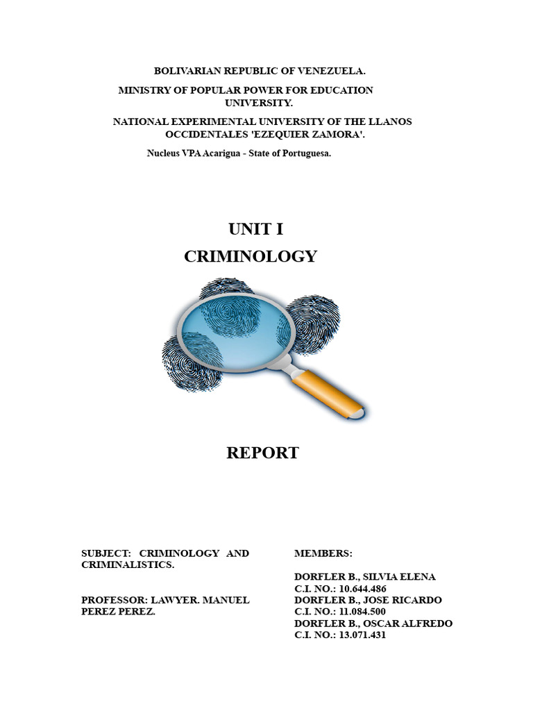 Criminology: An Empirical Science Overview | PDF | Crimes | Crime ...