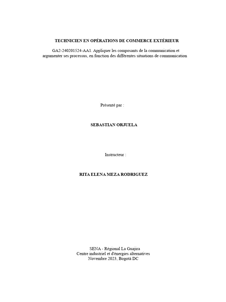 Communication Efficace en Commerce Extérieur | PDF | Communication non ...