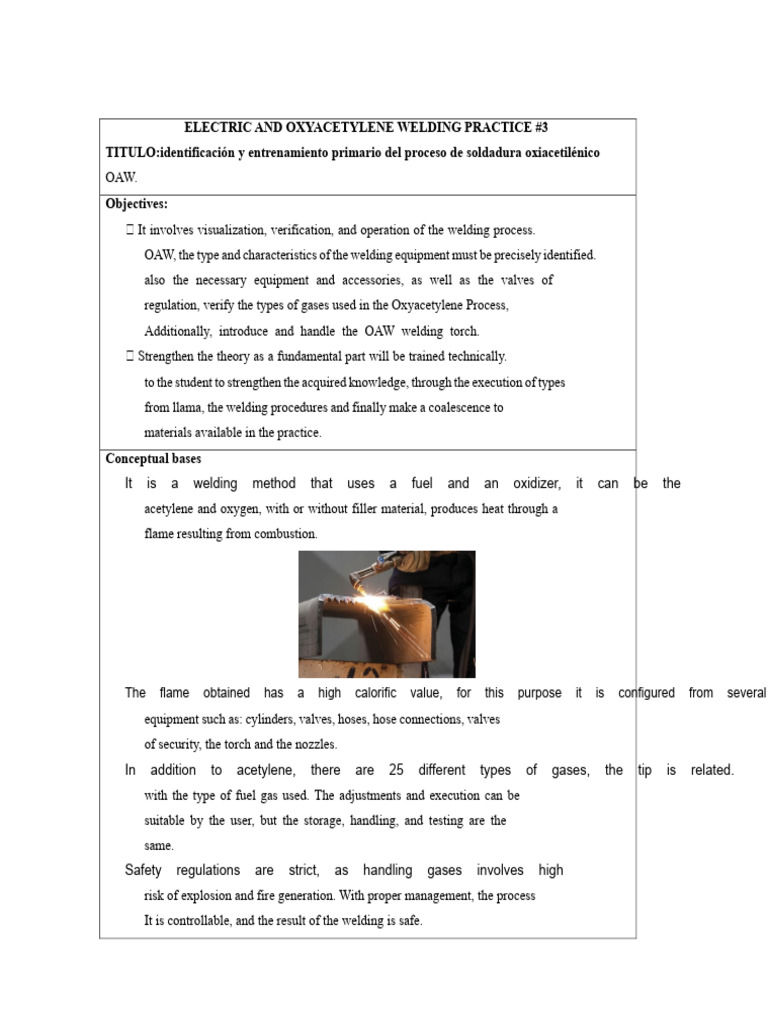 Oxyacetylene Welding Training Guide | PDF | Welding | Construction