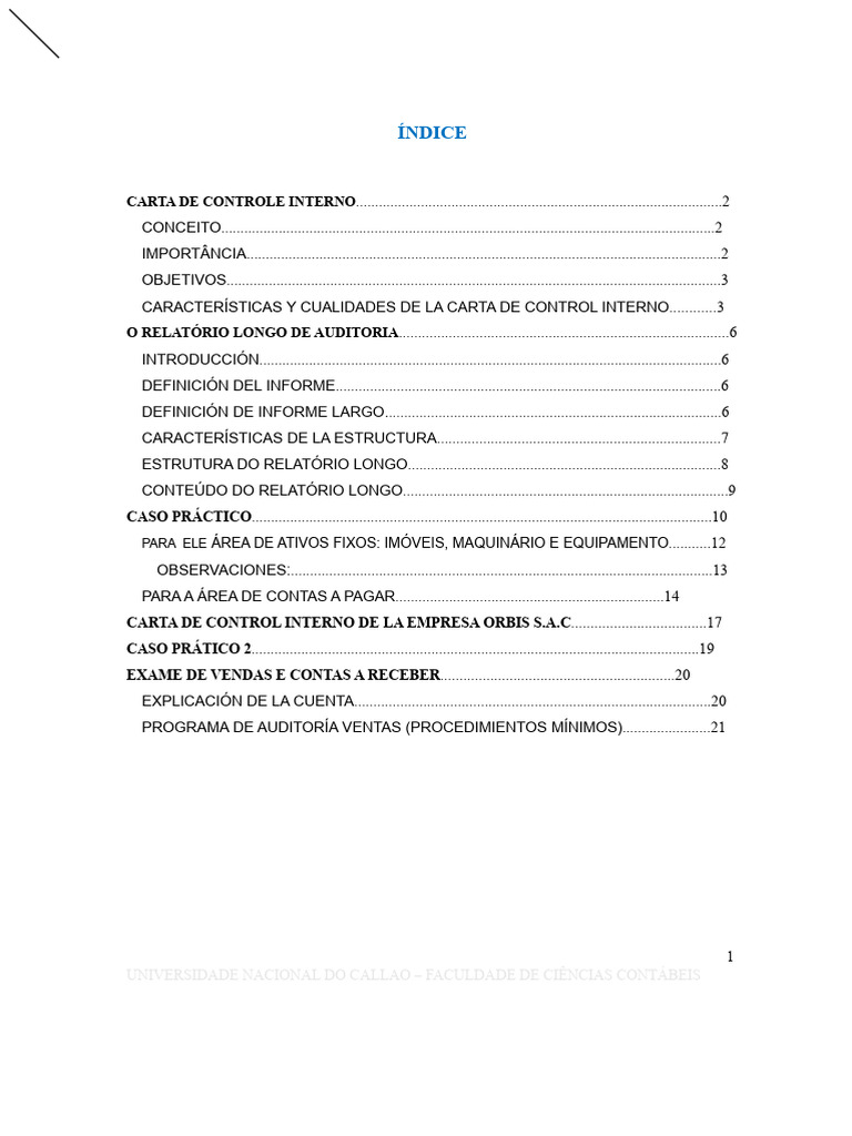 Carta de Controle Interno e Auditoria | PDF | Contabilidade | Tesouro