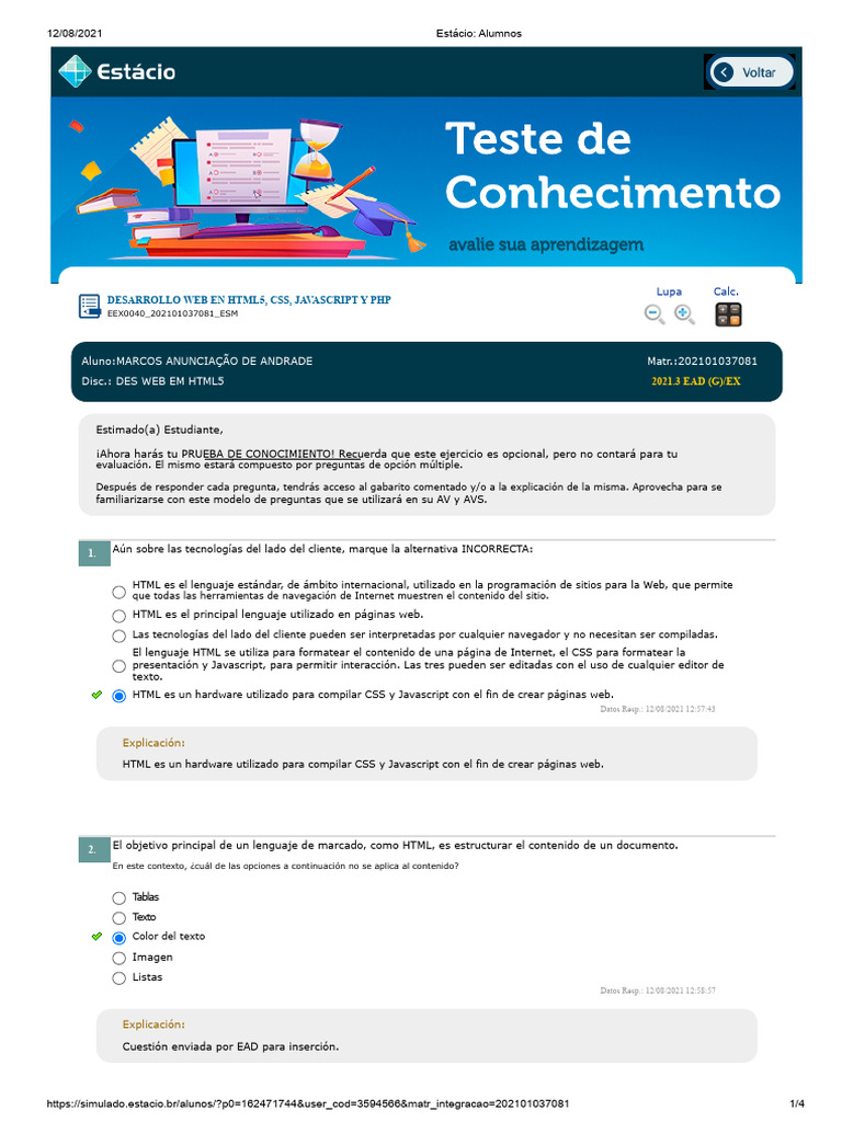 1er Test de Conocimiento - DESARROLLO WEB EN HTML5, CSS, JAVASCRIPT Y ...