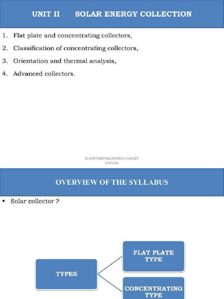Solar Energy Collection | PDF