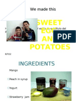 Sweet Egg Potatoes Joel y Nil