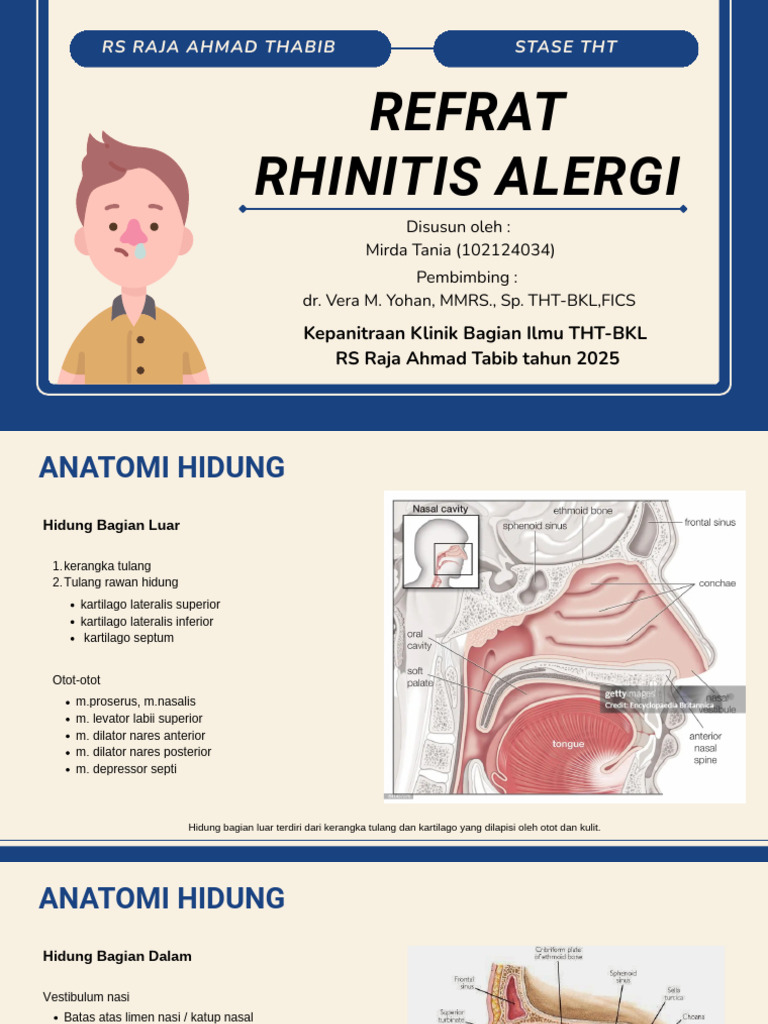 Rhinitis Alergi: Gejala, Diagnosis, dan Tatalaksana | PDF