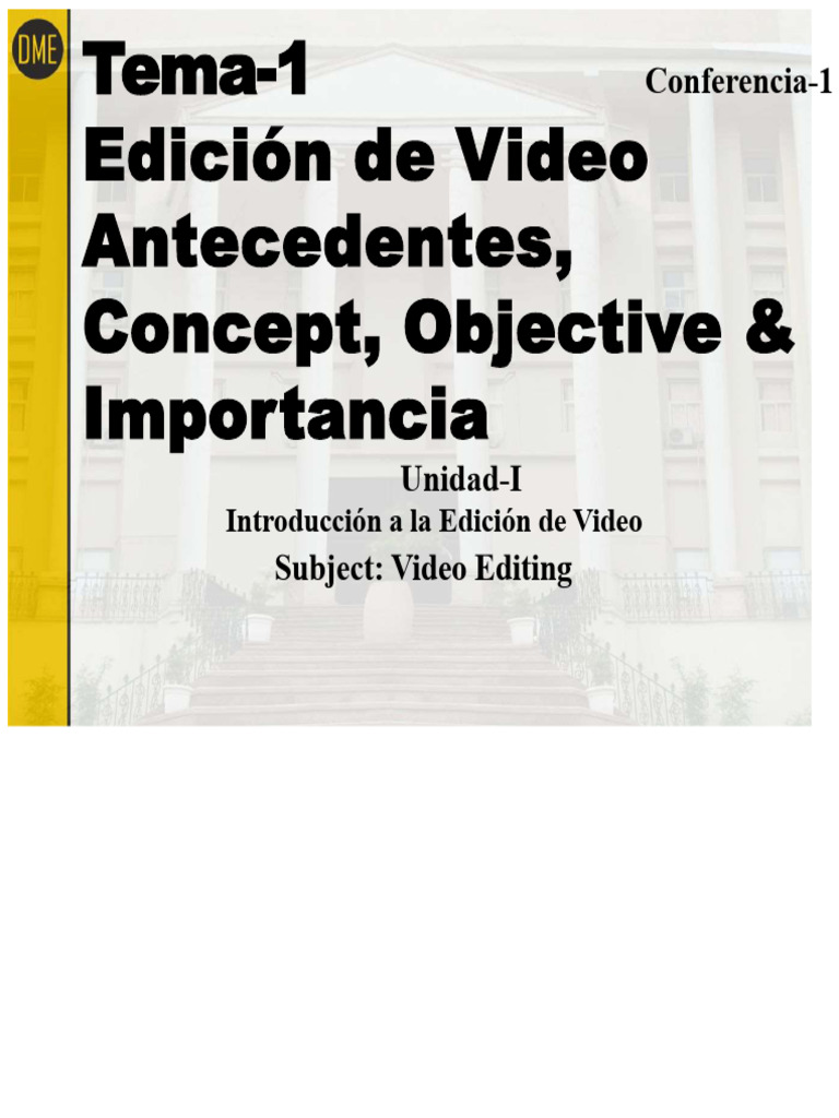 Introducción a la Edición de Video | PDF | Video digital | Micrófono