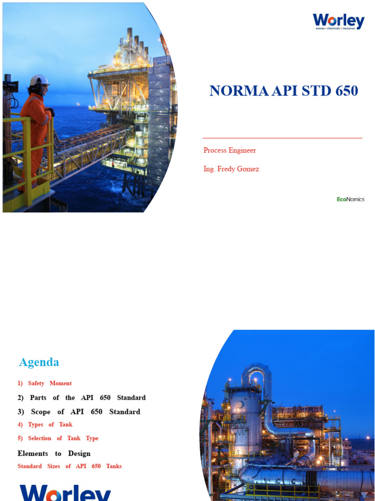 API 650 Standard Overview and Tank Design | PDF | Structural Load ...