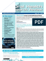 Oral Health Research Review Issue 12