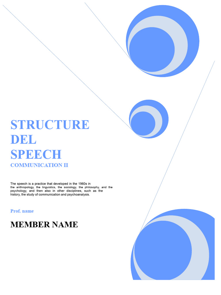 How to Structure a Speech | PDF | Public Speaking | Knowledge