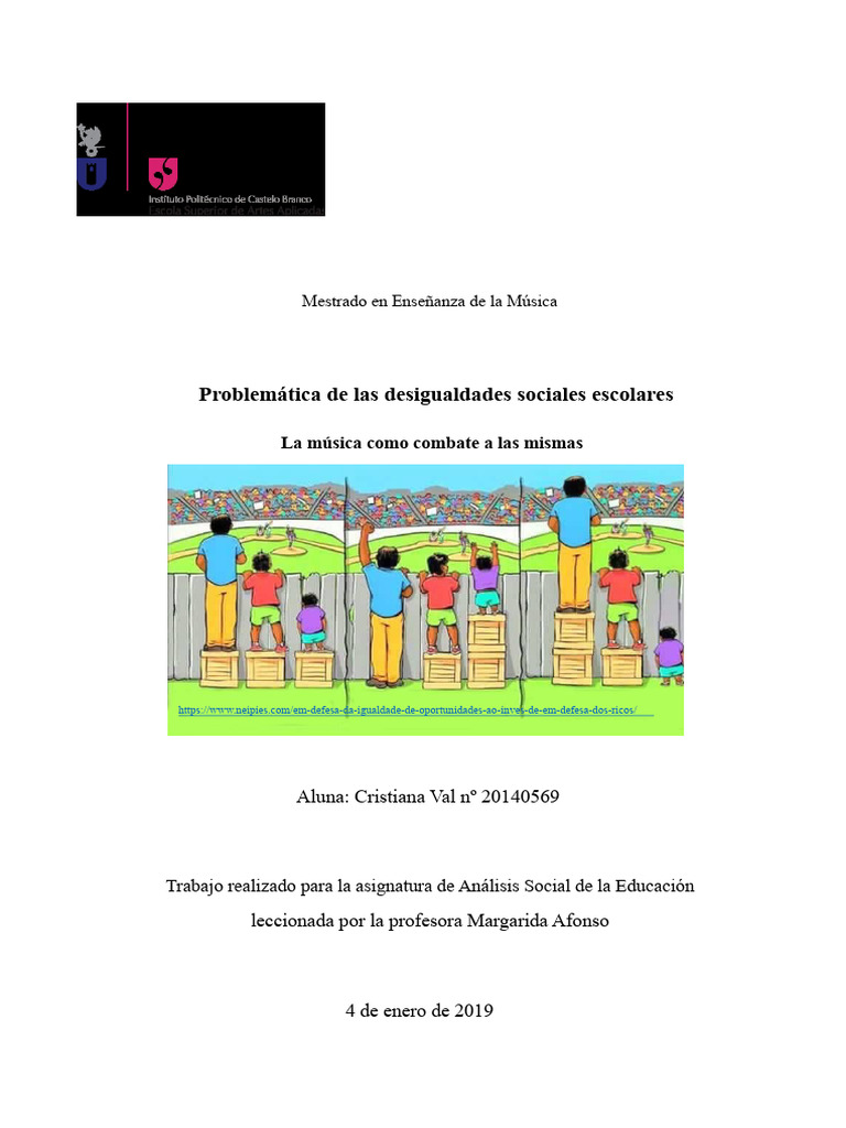 Las desigualdades sociales ante la escuela_final.pdf | PDF ...