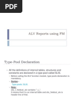 ALV Reports Using FM