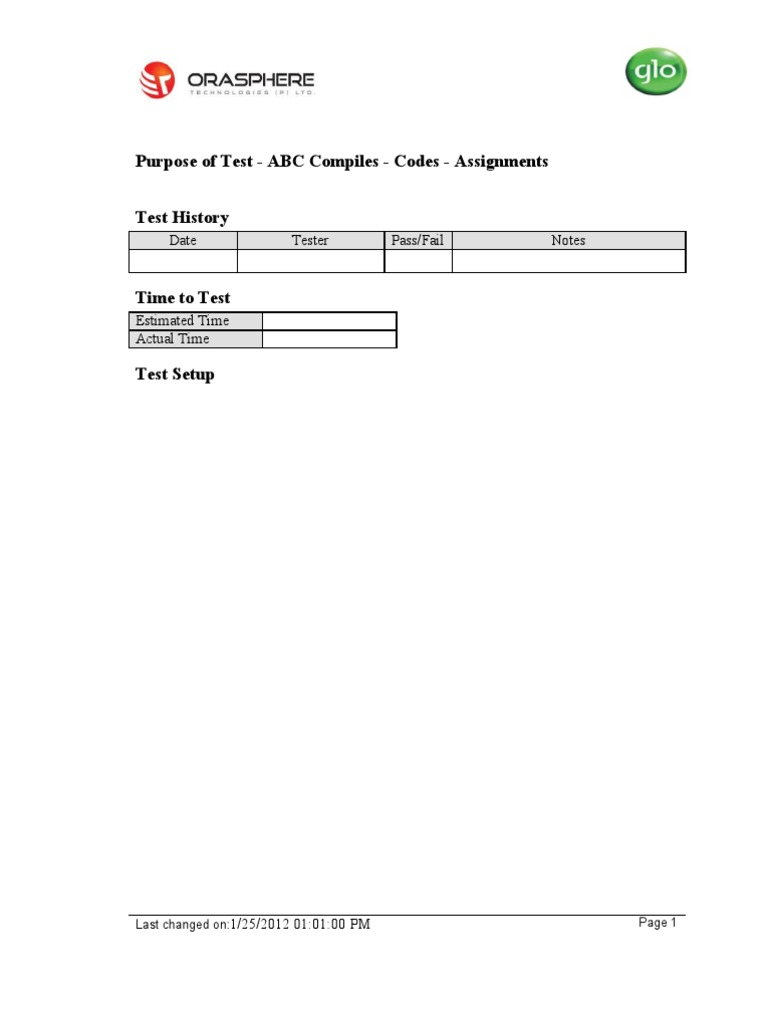 ABC Compiles Test Procedure Guide | PDF | Button (Computing) | Double Click