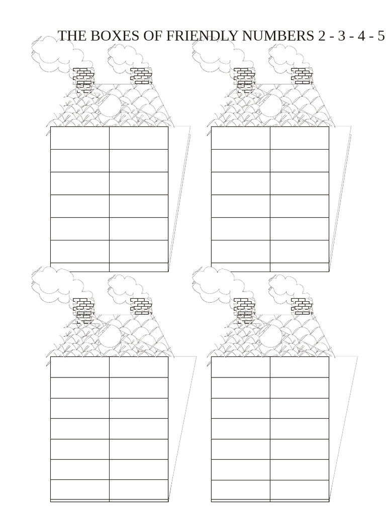 The Little Houses of Friend Numbers | PDF