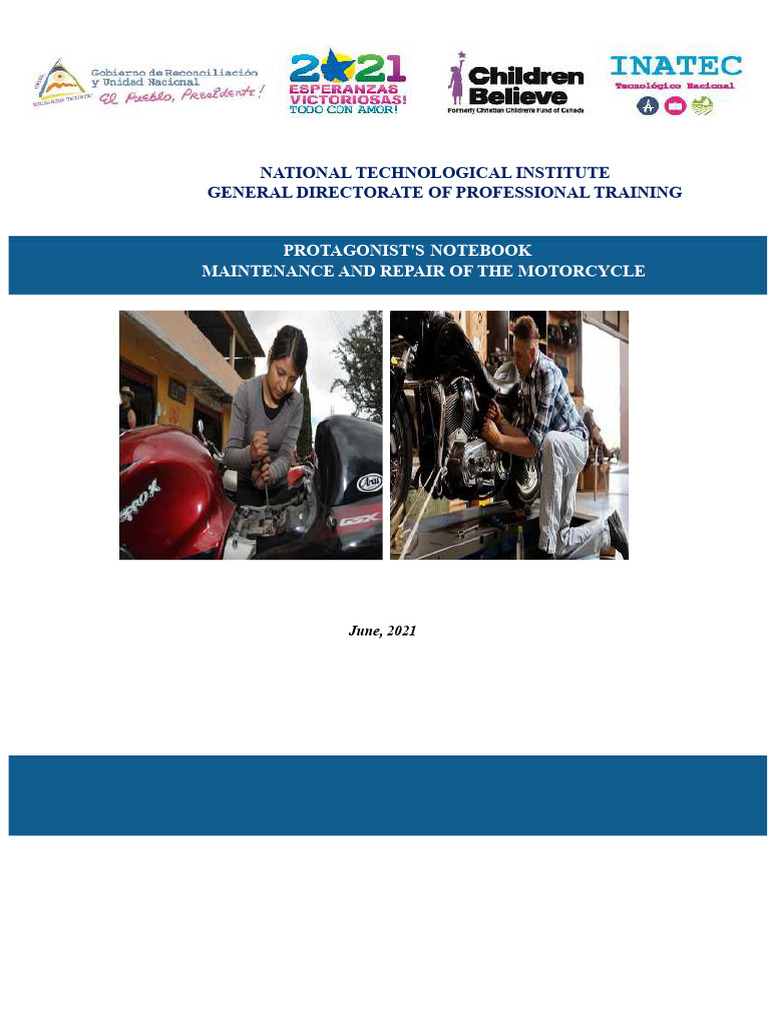 Motorcycle Maintenance and Repair Guide | PDF | Internal Combustion ...