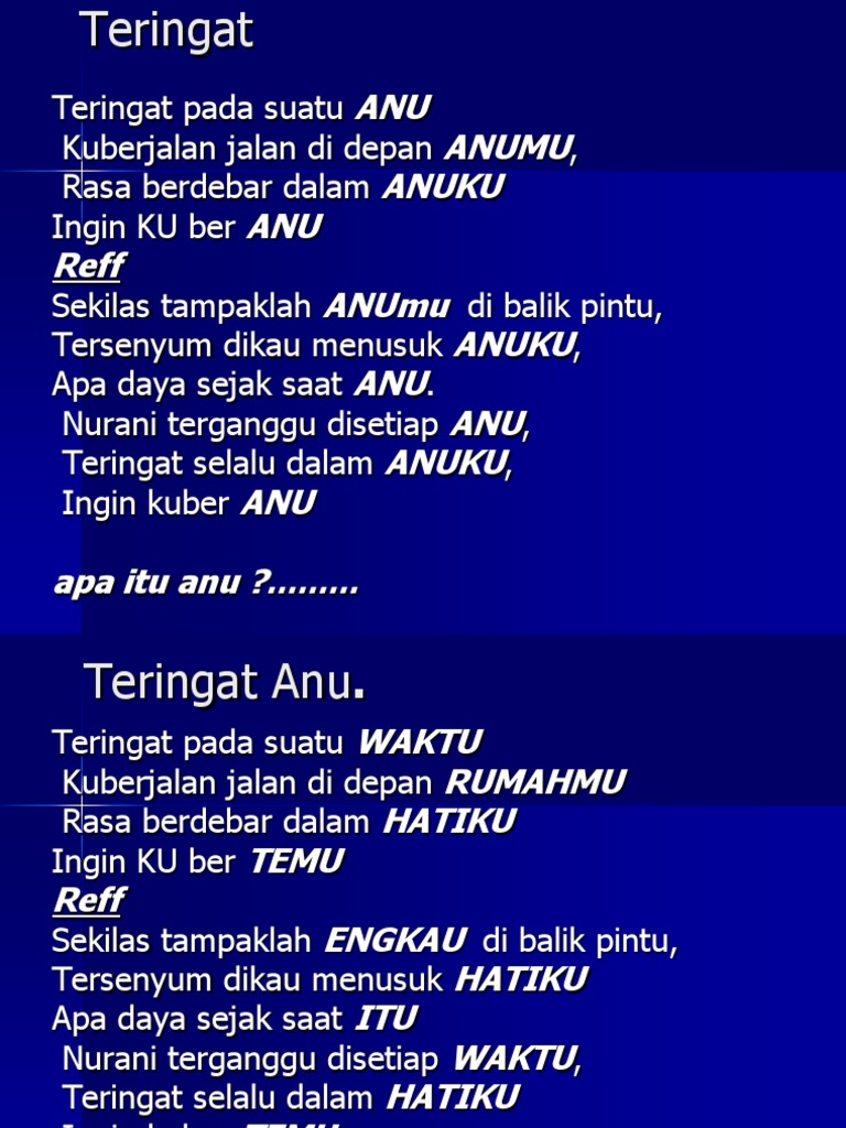 Ingin Ku Ber Anu Pdf