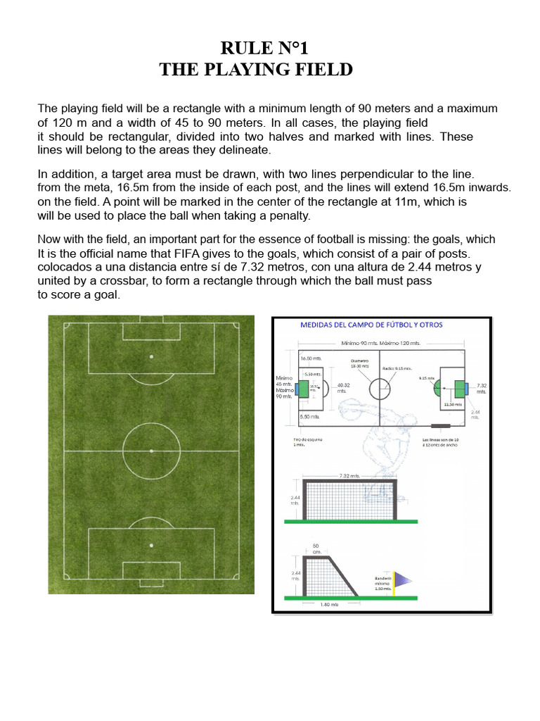 Football Rules: Field, Ball, Players, Gear | PDF | Association Football ...