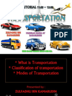 Nota Cik Nab - Transportation