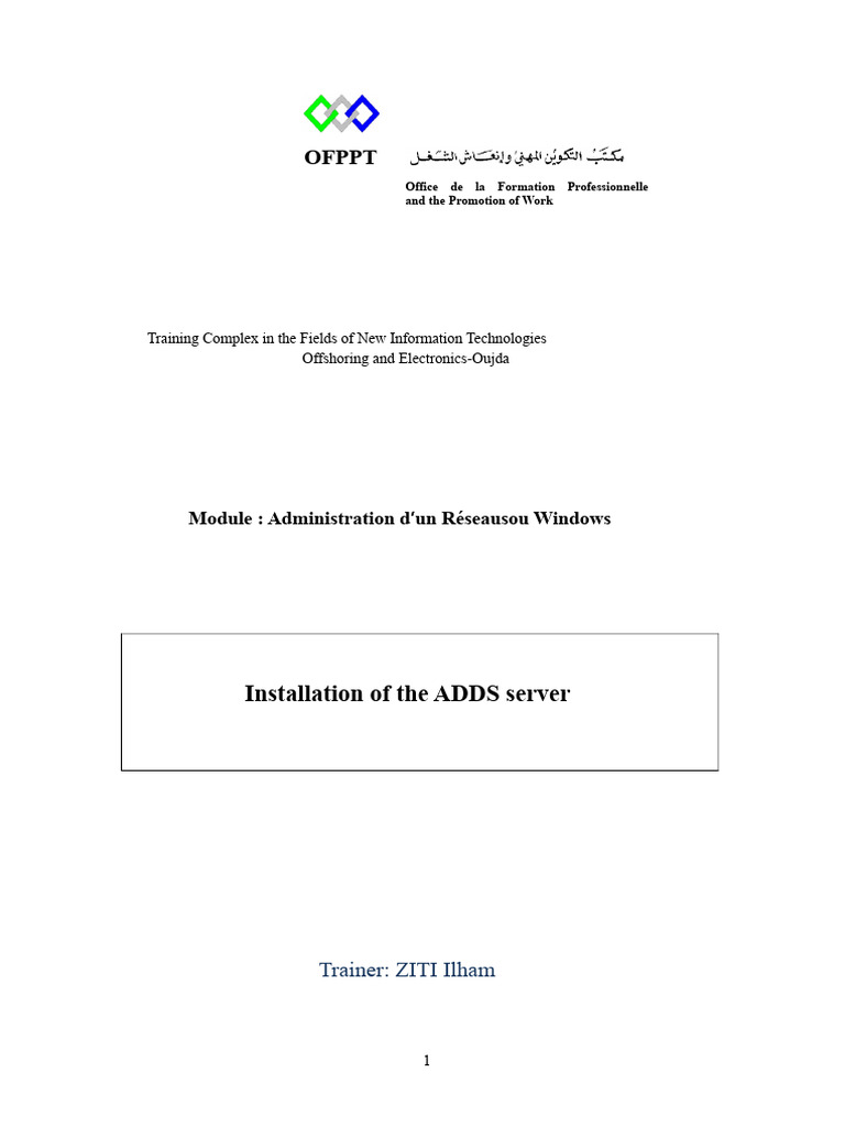 ADDS Server Installation Guide | PDF | Active Directory | Domain Name ...