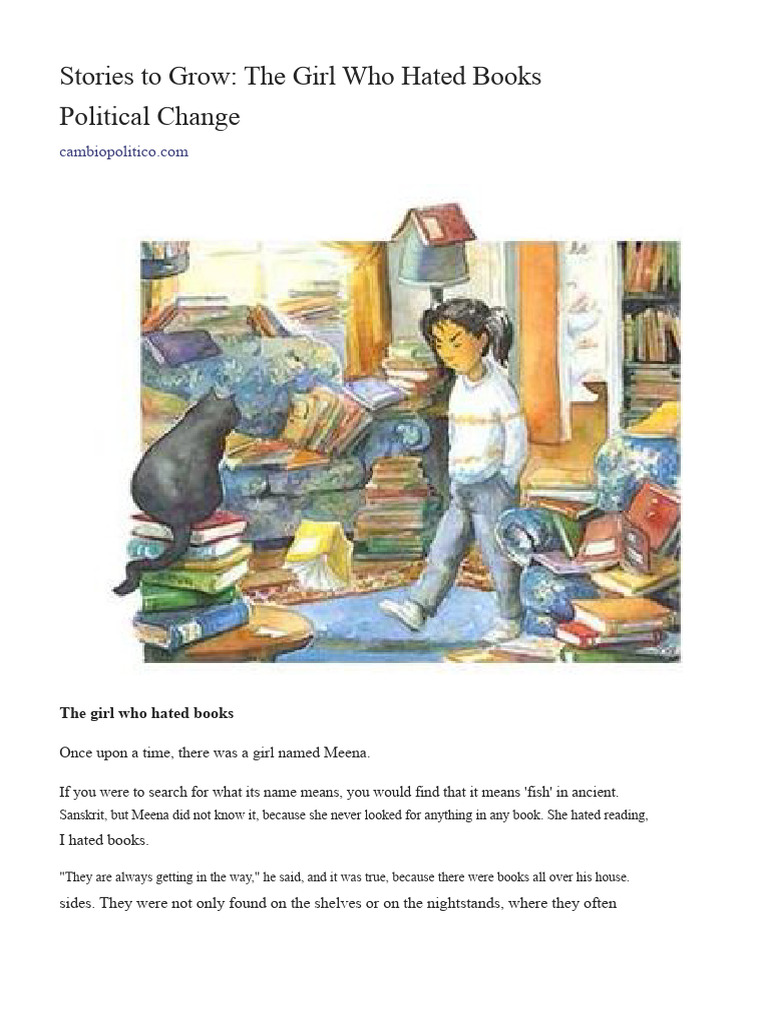 Meena's Journey: From Hating Books to Reading | PDF
