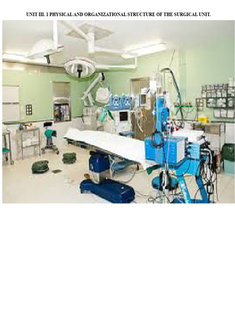Surgical Unit Structure and Protocols | PDF | Sterilization (Microbiology)