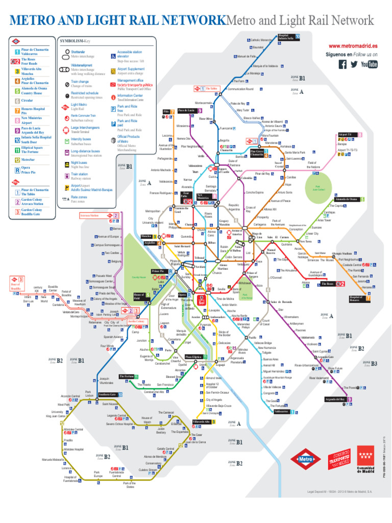 Madrid Metro and Light Rail Overview | PDF | Rapid Transit | Transport