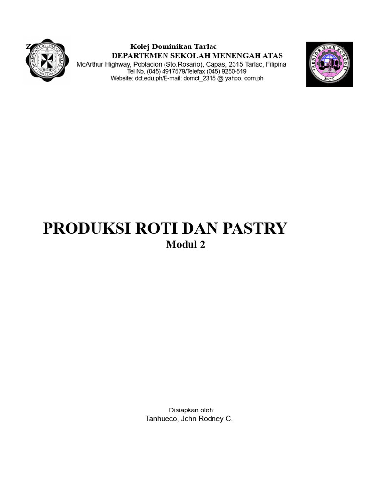 MODUL-2 Roti dan Kue | PDF
