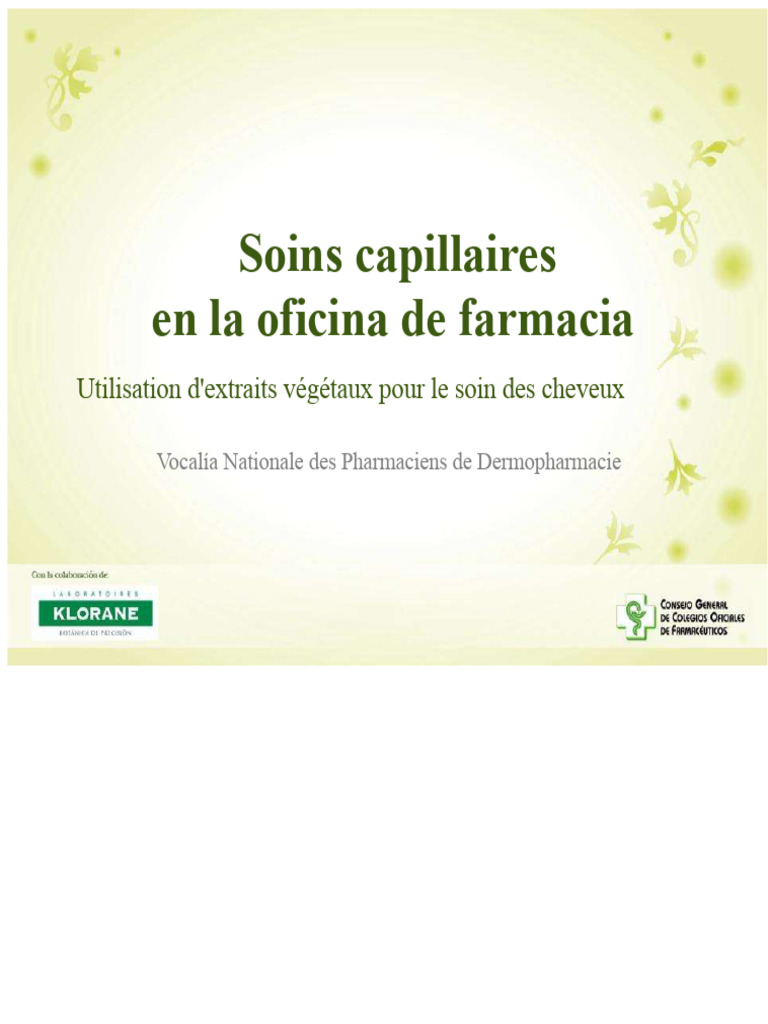 Soins capillaires : extraits végétaux efficaces | PDF | Cheveux | Alopécie