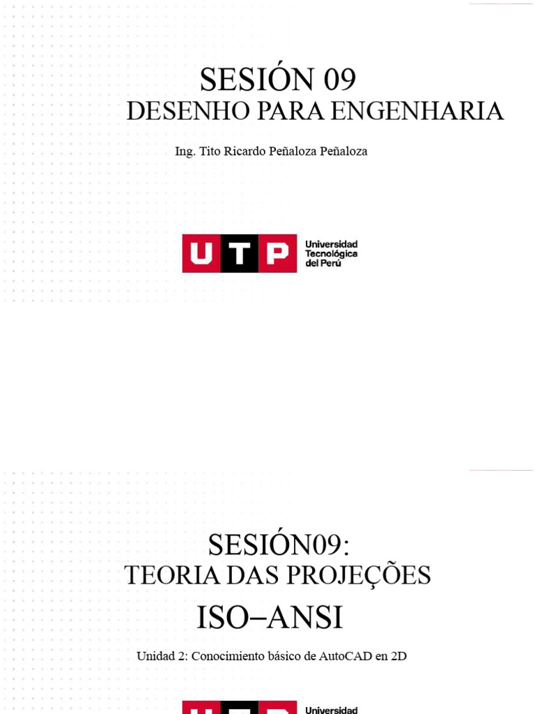 Projeções ISO e ANSI no AutoCAD 2D | PDF | Auto Cad